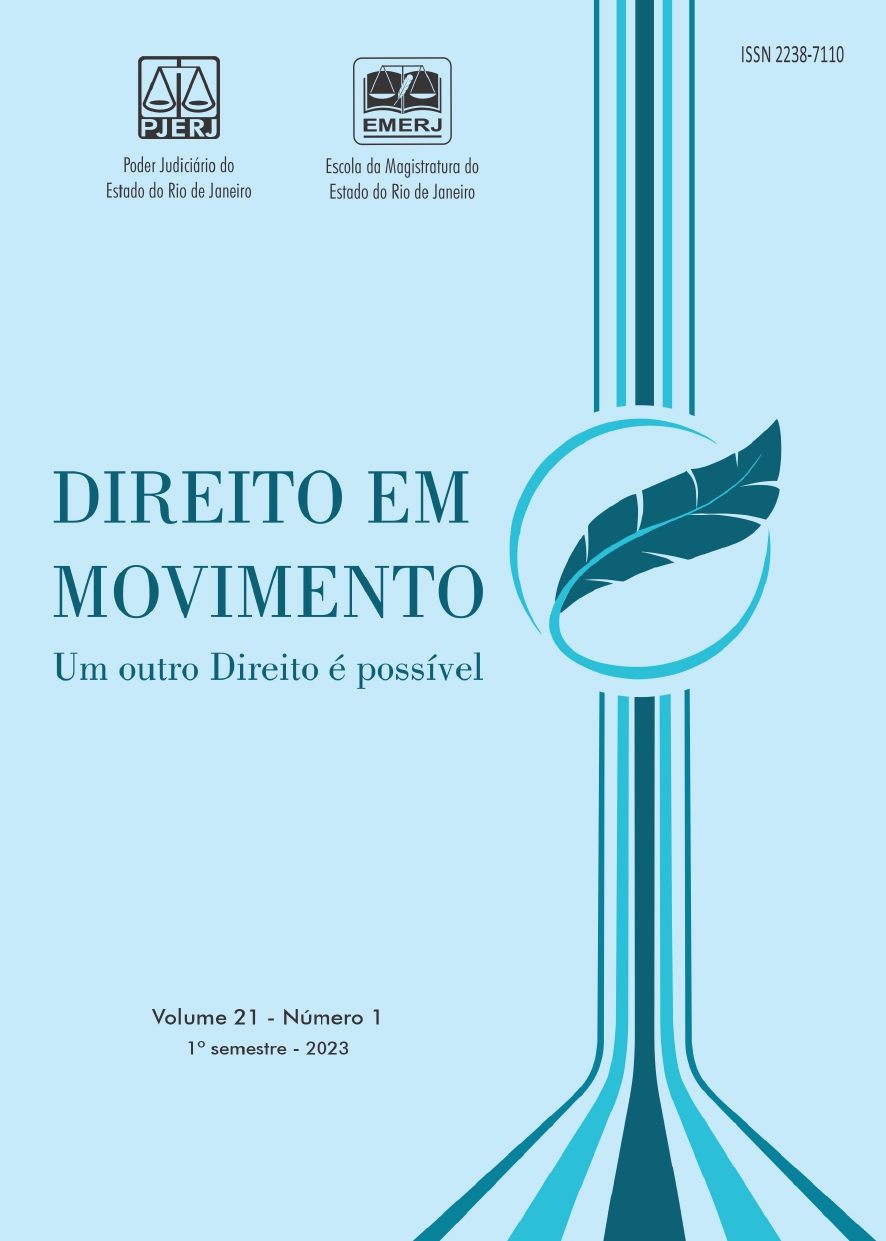 					View Vol. 21 No. 1 (2023): Revista Direito em Movimento
				